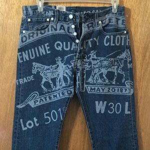 LOGO PRINTED 501 LEVIS